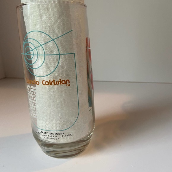 Star Wars Glass The Empire Strikes Back Lando Calrissian Burger King Coca Cola - Picture 4 of 7